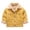 Yellow, variant on TAGOLD Kids Coats Kids Baby Girls Boys Winter Solid Corduroy Plus Velvet Thickening Coat Cloak Jacket Thick Warm Outerwear Clothes