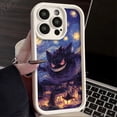 thumbnail image 3 of Funda de Pokémon con pintura al óleo para iPhone, carcasa protectora de silicona suave a prueba de golpes para modelos 14, 15 Pro Max, 13, 12, 11, X, XS, XR, 7, 8 Plus, SE 2020, 3 of 5