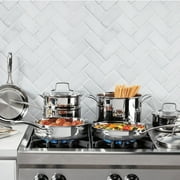 Cuisinart Pro 11-Piece Tri-Ply Stainless Steel Cookware Set