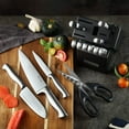thumbnail image 4 of McCook MC21 Knife Sets,15 Pieces German Stainless Steel Knife Block Sets with Built-in Sharpener, 4 of 7