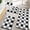 Black, variant on Bathroom Rugs Sets 4, Yamaziot Non Slip Bath Mat Washable Absorbent Bathroom Runner with Toilet Rug & Cover Mat, Black Checkerboard