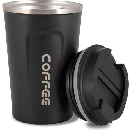 

Travel Coffee Mug 12oz Tumbler Stainless Steel Vacuum Insulated with Lid