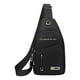 thumbnail image 2 of Bolso de pecho para hombre, bandolera, versátil, informal, pequeño, multifuncional, para correr, deportes, bolso de pecho, almacenamiento, 2 of 3