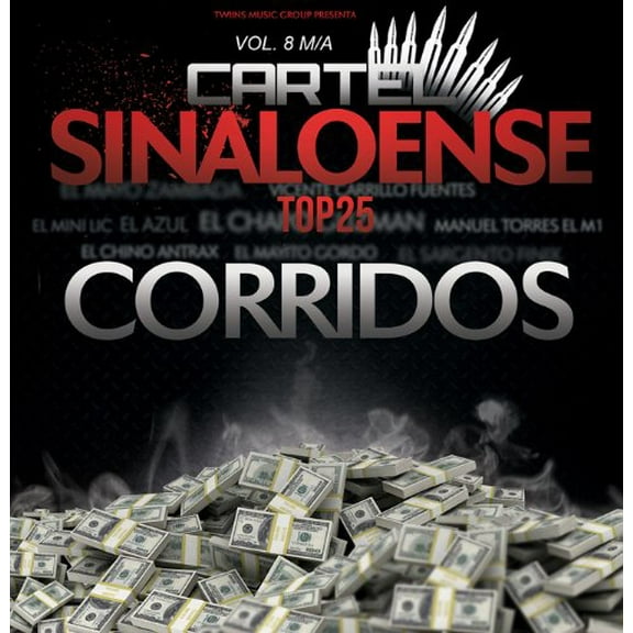 Movimiento Alterado Volumen 8 Cartel Sinaloense Top 25 Komander - Doble Eslabon - Buknas (CD)