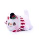 thumbnail image 2 of Lindo juguete de peluche de gato en forma de donut, juguete de peluche de gato kawaii adecuado para regalo de cumpleaños de Navidad para niños, 25 cm, R, gato muñeco de nieve, 2 of 2