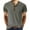 Dark Gray, variant on Mens Shirts Summer Short-sleeved ButtonT-shirt Casual Solid Top Short-sleeved Casual Sports Daily Top Blouse
