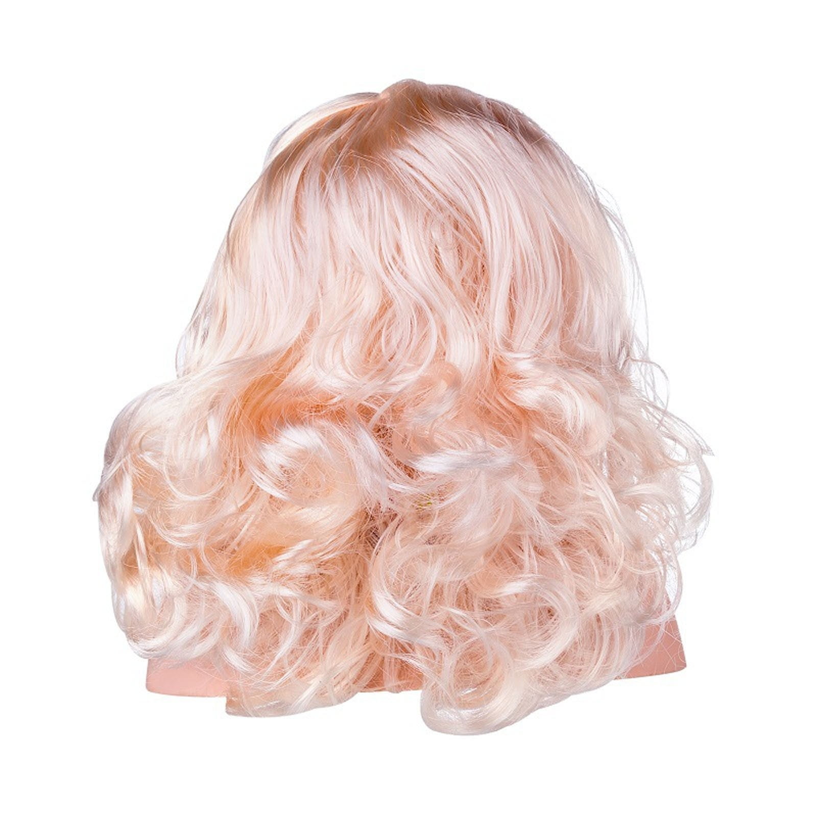 Byujiro Kids Hair Styling Head Mannequin, Pretend Play Beauty Salon with Working Hairdryer & Tools, Interactive Doll for Hairdresser Role Play