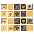 thumbnail image 1 of DOLITY 20 Pieces Bohemia Mosaic Wall Tiles Sticker Floor Sticker Home Kitchen Oil D 15x15cm, 1 of 8