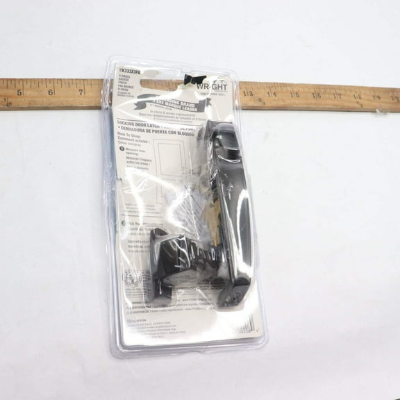 wright products vk333x3fb keyed tie-down push button handle, florida. bronze