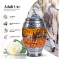 thumbnail image 3 of Dog Autumn Canine Stroll Urn For Human Ashes Adult Men - Large Urns For Human Ashes Adult - Adult Urns For Human Ashes - Burial Urns For Adult Human Ashes - Cremation Urns Large (Size-10inch), 3 of 5