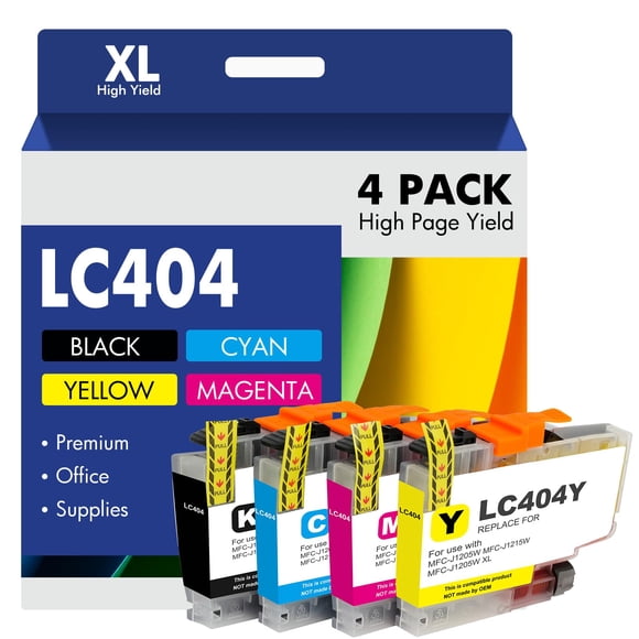 Cartuchos de tinta y tóner H-Party LC404XL para Brother 404XL