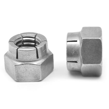 

1/4-20 Coarse Thread Flexloc Nut Heavy Hex Full Alloy Steel Plain Finish 20FAC-420 Pk 50