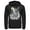 Black, variant on Men's Batman Signal in the Sky Pull Over Hoodie Black Small