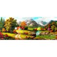 thumbnail image 1 of Taladro completo diamante pintura bordado DIY pueblo tranquilo punto de cruz Craft Kit Hugtrwg Para estrenar, 1 of 9