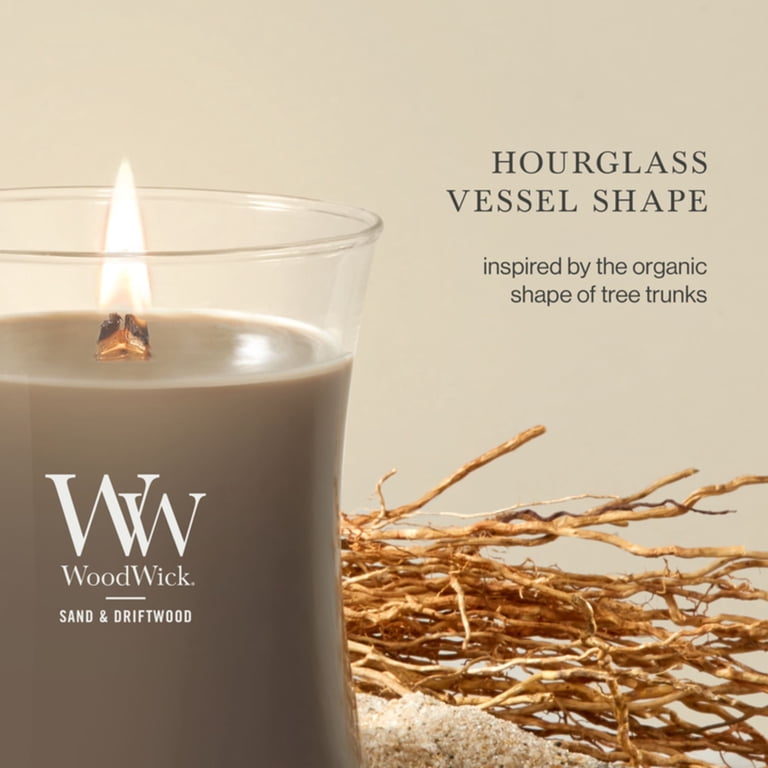 WoodWick Sand & Driftwood Medium Hourglass Candle photo 4