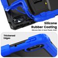 thumbnail image 6 of XYX for Lenovo Tab M11/K11 LTE 2024 Case 11 inch, 3in1 Heavy Duty Shockproof Tablet Cover with Stand, Shoulder Strap, Blue, 6 of 7
