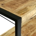 thumbnail image 6 of GDF Studio Warthen Modern Industrial Handmade Mango Wood 3 Shelf Etagere Bookcase, Natural and Black, 6 of 8
