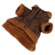 thumbnail image 3 of Chaqueta gruesa con cremallera Bling Bling para perros, ropa de invierno de piel sintética, Cuero PU + felpa, 3 of 12