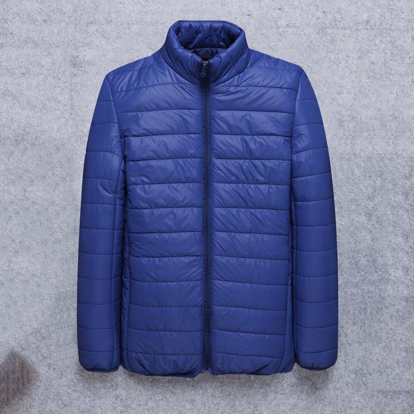 Women's Puffer Jackets Quilted Packable Puffy Coats Lightweight Winter Warm Zip Up Down Jacket Stand Collar