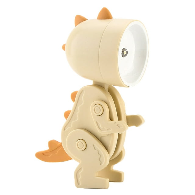 Yeacher Cartoon Night Light Kid Lamp Mini Dinosaur LED Desk Lamps Cute DIY Portable with