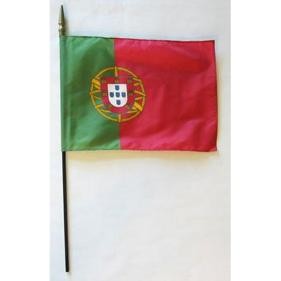 Portugal - 8"X12" Stick Flag