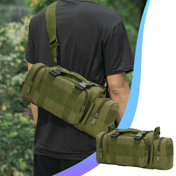 KCGYNP Duffle Bag,13.8x7.1x5.5in Waterproof Gym Carryall,Tactical Sling Wet Dry Separate Weekend Travel Backpack