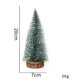 thumbnail image 3 of Mini árbol de Navidad, pequeño pino con bases de madera para fiestas navideñas, decoración de mesa para el hogar, árbol con adornos luminosos, 3 of 5