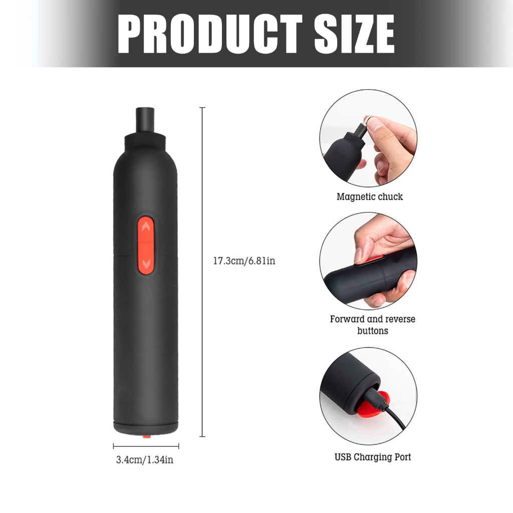 Electric Screwdriver Set 1300mAh Automatic Screwdriver for Electronics Camera Laptop Household Repair