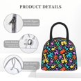 thumbnail image 4 of Salouo Colorful Air Balloons1 for Insulated Lunch Bag for Women/Men - Leakproof Cooler Tote Bag Organizer - Reusable Lunch Box for Office Picnic Hiking Beach-One Size, 4 of 6