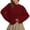 Red, variant on Oversized Sweaters for Women Fall Winter Long Sleeve Drop Shoulder Casual Crewneck Cropped Pullover Sweater Top