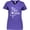 Purple, variant on Inktastic Buon Natale Christmas Tree with Heart and Star Women's V-Neck T-Shirt