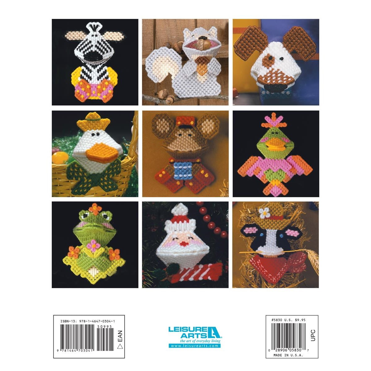 Leisure Arts Just Gift It! Plastic Canvas Craft Supplies Set for Kids, 65 Assorted Patterns - Walmart.com pin-page