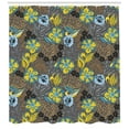 thumbnail image 3 of Ambesonne Abstract Shower Curtain, Flowers Circled Detail, 69"Wx70"L, Multicolor, 3 of 3