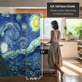 thumbnail image 4 of Oriental Furniture 6 ft. Tall Van Gogh Canvas Room Divider - 4 Panel, 4 of 7