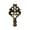 Antique Brass - Pack of 1, variant on Royal Designs, Inc. Floral Filigree Design Crystal Accent Lamp Finial for Lamp Shade, F-5071PB-2, Polished Brass, Pack of 2