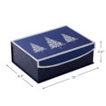 thumbnail image 3 of Hallmark 13" Medium Holiday Gift Box (Silvery Trees), 3 of 4
