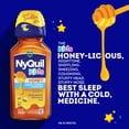 thumbnail image 3 of Vicks NyQuil Kids Honey Cold & Cough + Congestion Liquid Medicine, 8 fl oz, 3 of 8