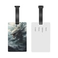 thumbnail image 5 of Sikiie Cloud White Dragon Luggage Tags Privacy Cover ID Label Suitcase Tags Identifiers For School Bags,Suitcases, 5 of 7