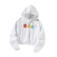 thumbnail image 1 of Sudadera con capucha Sudadera deportiva Sudaderas con capucha Patrón de colores, Tela de otoño blanca, Larga L, 1 of 8