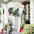 thumbnail image 4 of Christmas House Flag 28x40 Inch Double Sided Christmas Trees Winter Holiday Outside flags for Farmhouse Rustic Home Lawn Yard Patio Outdoor Decorative Flag, 4 of 6