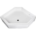thumbnail image 2 of Specialty Recreation NSB3434WC Shower Pan  Neo Angle; 34 Inch x 34 Inch; Front Center Drain; White; High Impact ABS, 2 of 3