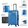 thumbnail image 5 of DUKAP Inception 24" Hardside Lightweight Luggage with Spinner Wheels, Handle and Trolley, Blue, 5 of 13
