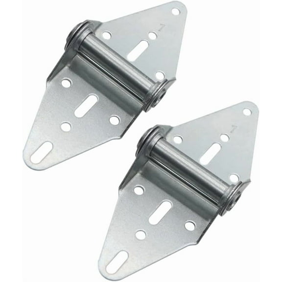2 Packs Garage Door Hinges #3 with Galvanized Finish - Heavy Duty 14 Gauge Steel, Suitable for Residential/Light Commercial Garage Door Replacement