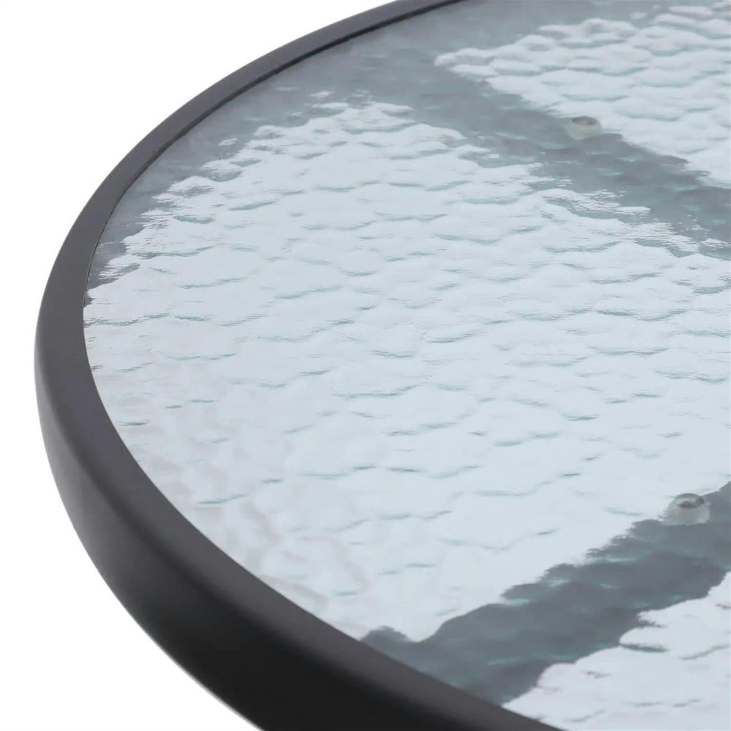 Demi Bonn 19" Round Bar Height Bistro Set for 2, Outdoor Pub Table and Chairs, Durable Build, Ideal for Small Patio and Garden, Brown