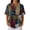 Coffee, variant on Plus Size Women Waffle Knit Fall Tops Hawaiian Button Down Shirts for Women Polo Shirts Long Sleeve V Neck Loose Fit Tun