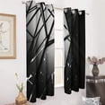 thumbnail image 2 of Blackout Curtains for Bedroom Geometric Lattice Full Room Darkening Grommet Curtains for Living Room,Thermal Insulated Ombre Drapes, 2 of 7