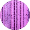thumbnail image 1 of Ahgly Company Indoor Round Abstract Purple Modern Area Rugs, 3' Round, 1 of 4