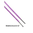 thumbnail image 3 of INSPIRE CHIC Round Metallic Glitter Shoelaces Colorful Fashion Shoe Laces for Athletic Sneakers Shoes Boot Strings 2 Pairs Purple 140cm/55.12", 3 of 4