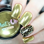 Whats Up Nails Gold Chrome Mica Nail Powder for Mirror Nails