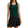 thumbnail image 3 of HAYIMI Women Yoga Tank Tops Hollow Back Workout Shirts Running Gym Athletic Vest Casual Activewear Summer Round Neck Solid Color Sleeveless Trendy Camisole, 3 of 7